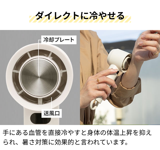 ELAiCE（エレス） ハンディファン アイファンフリーズ3 IF-FZ25 卓上