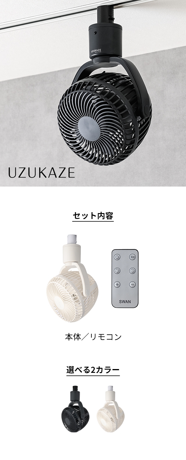 UZUKAZE（ウズカゼ） レールファン SRF-251