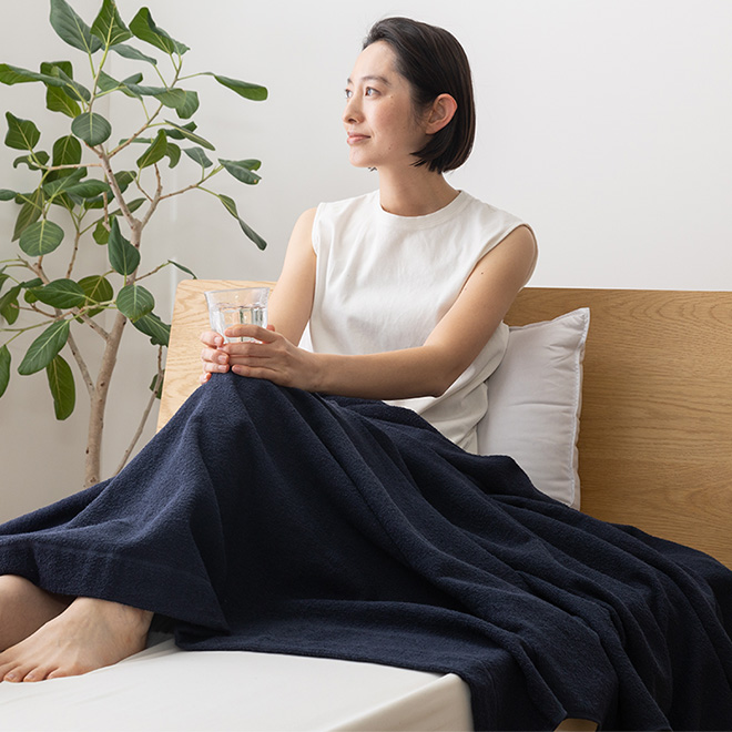 お昼寝コットン ナイスデイ タオルケット ブランケット 綿100 子供 綿 夏 洗える