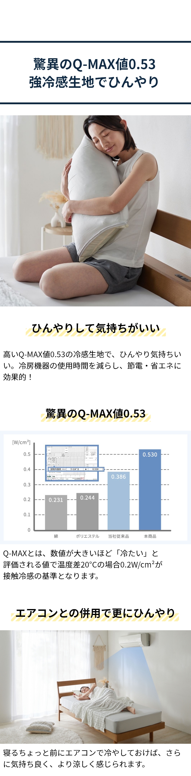 枕　AiR ナイスNICE ナイスデイ ピローケース 超ひんやり冷感 3Dストレッチぴったり