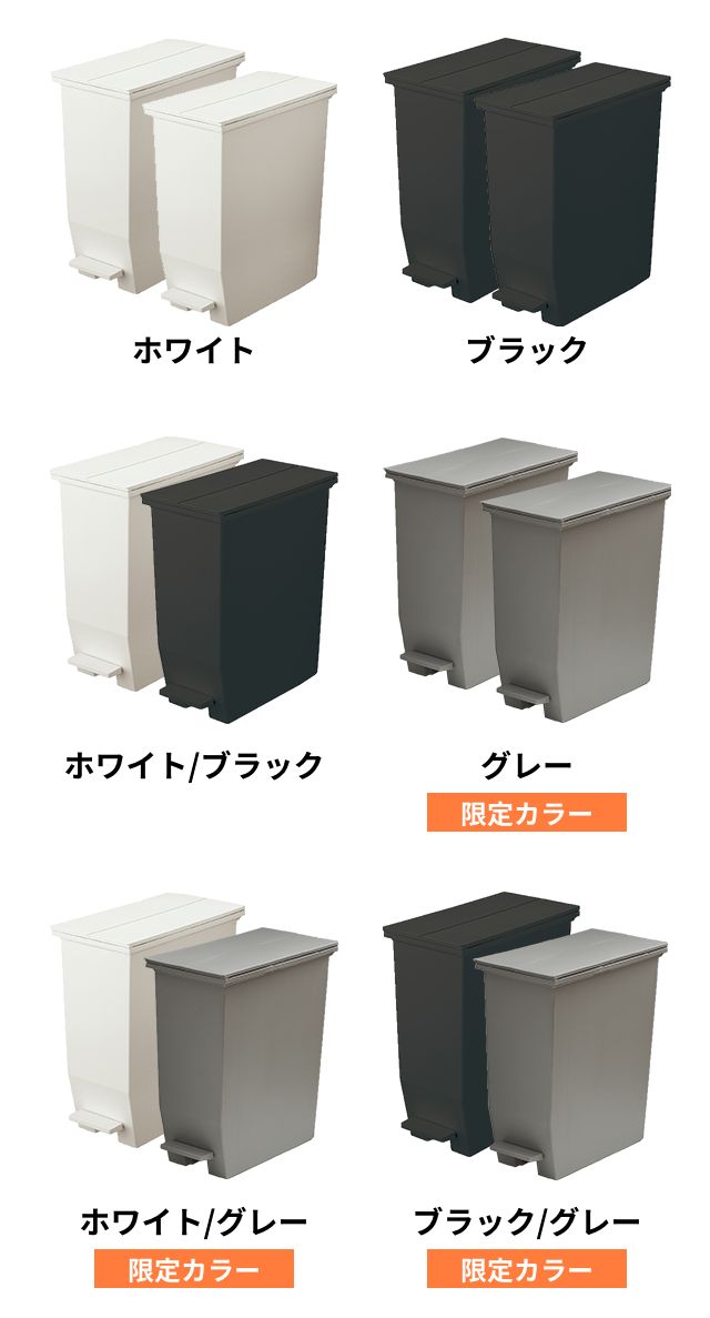 新品未使用ソロウ ペダルオープン ツイン 35L ゴミ箱 RISU（リス） ゴミ箱 SOLOW ソロウ ペダルオープン ツイン 35L GSLW003