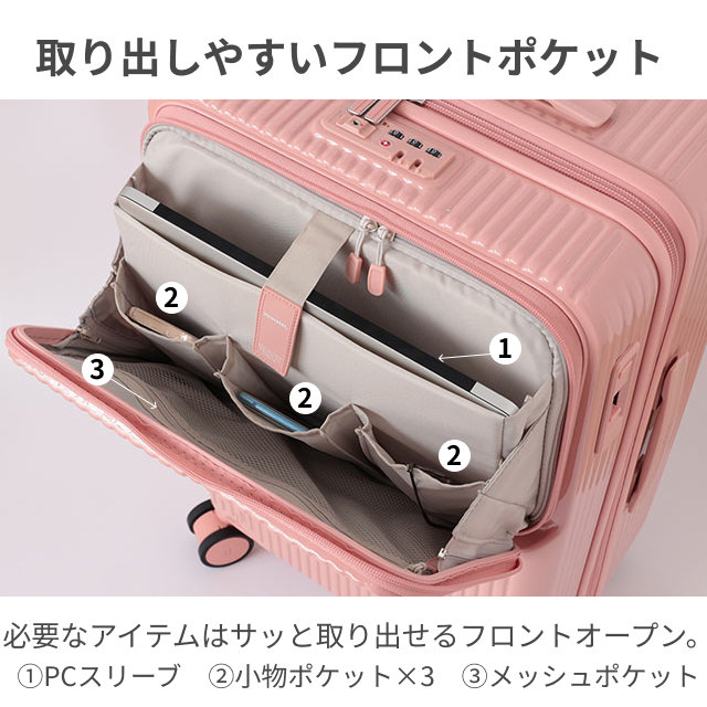 innovator（イノベーター） 選べる豪華特典 スーツケース ハードジップ