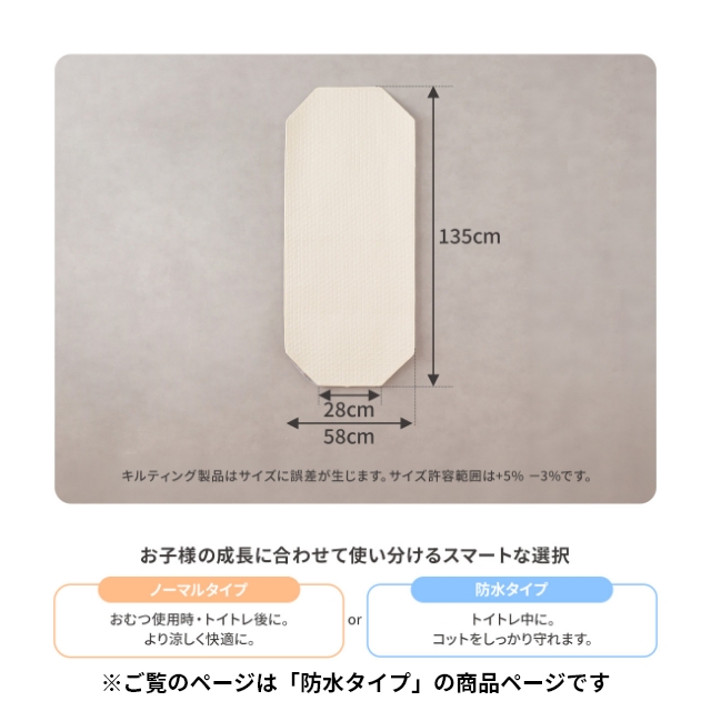 mofua(モフア) イブル CLOUD柄 コットカバー 4層防水仕様