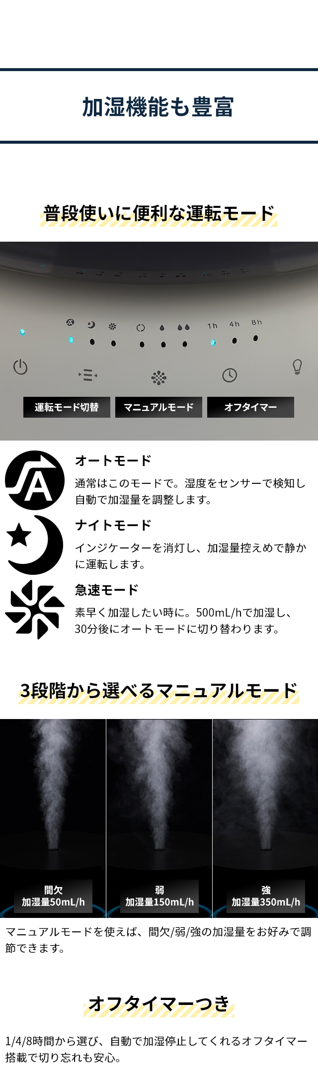 cado（カドー） 加湿器 STEM(ステム) 500H HM-C500H