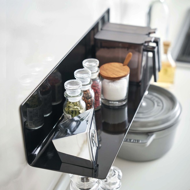 tower 山崎実業 ウォールラック ウォールシェルフ 壁面ラック 調味料