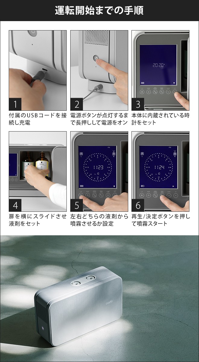 cado  カドー アロマディユーザー PETAL  商業用 業務用 ペタル |  | 08