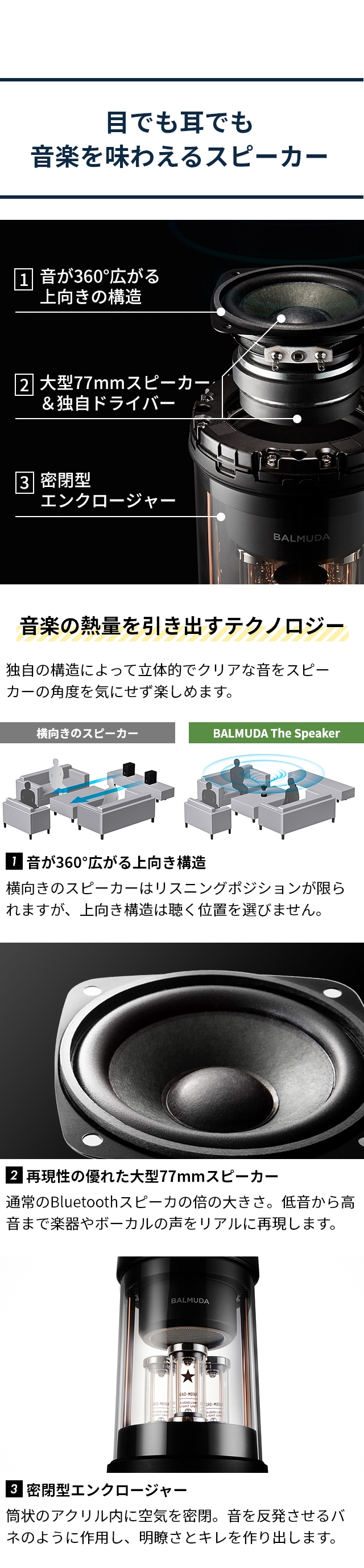 BALMUDA bluetooth スピーカー バルミューダ ザ M01A ワイヤレス BALMUDA bluetooth スピーカー バルミューダ ザ M01A ワイヤレス