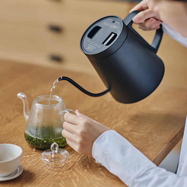 siroca 温度調整電気ケトル ブラック siroca（シロカ） 電気ケトル 電気ポット 選べる豪華特典 温度調節電気
