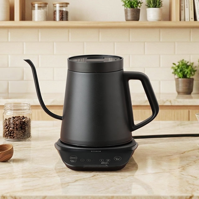 siroca（シロカ） 電気ケトル 電気ポット 選べる豪華特典 温度調節電気