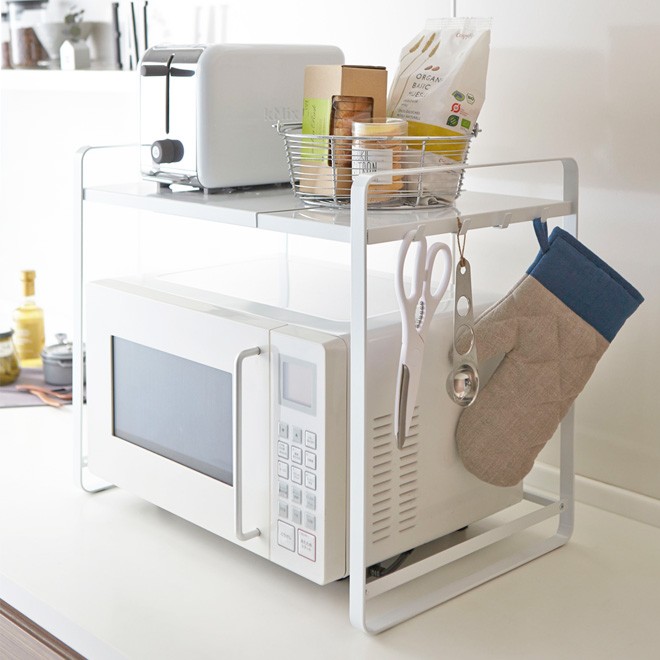 tower 山崎実業 レンジラック 収納棚 キッチン収納棚 レンジ台 冷蔵庫