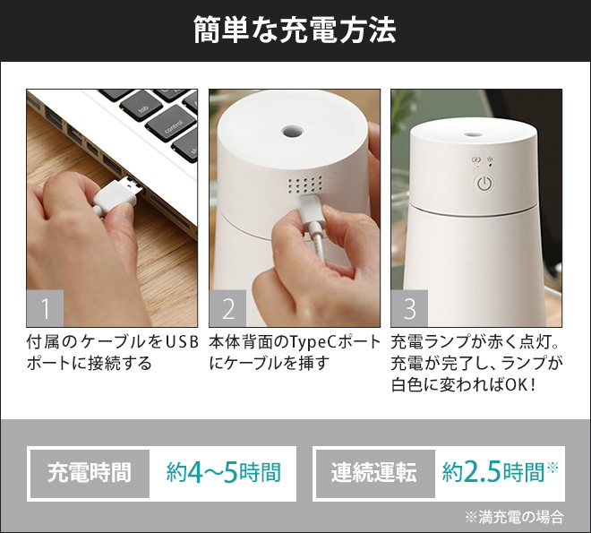 アロマディフューザー  グリーンティーラボ　ポータブルアロマディフューザー | キシマ | 06