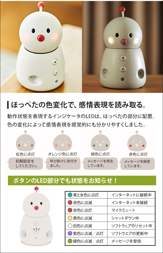 見守り ロボット 留守番 コミュニケーション BOCCO emo ボッコ