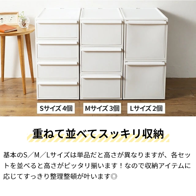 Like-it（ライクイット） 選べる豪華特典 クローゼットシステム引出しL