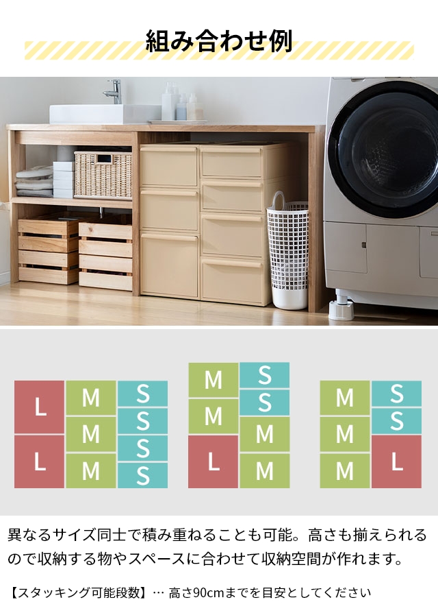 Like-it（ライクイット） 選べる豪華特典 クローゼットシステム引出しL