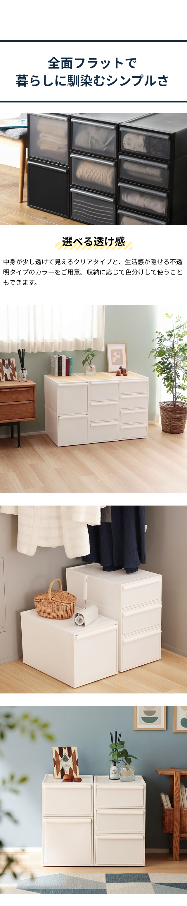 like-it（ライクイット）クローゼットシステム 引き出しS