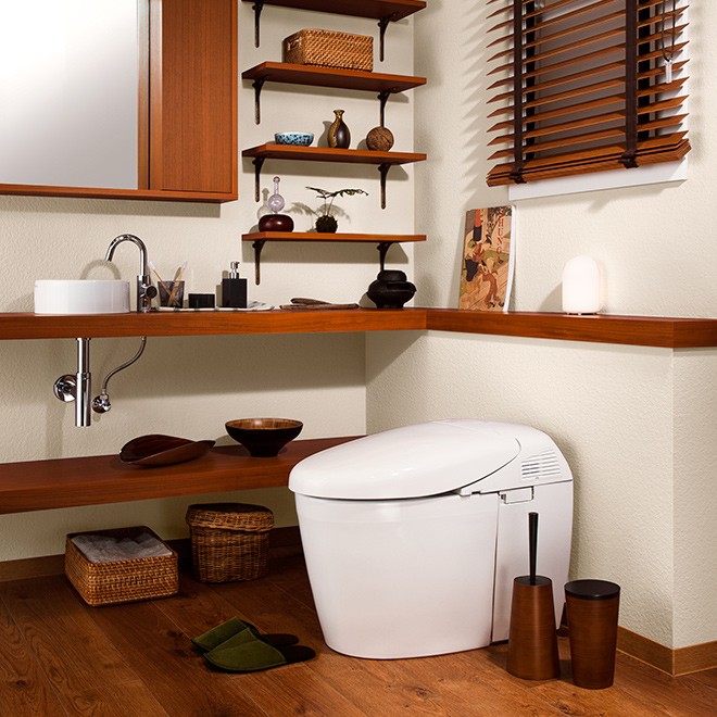 ダスパースタイル トイレブラシ 掃除用品 木目調 日本製 : セレクト