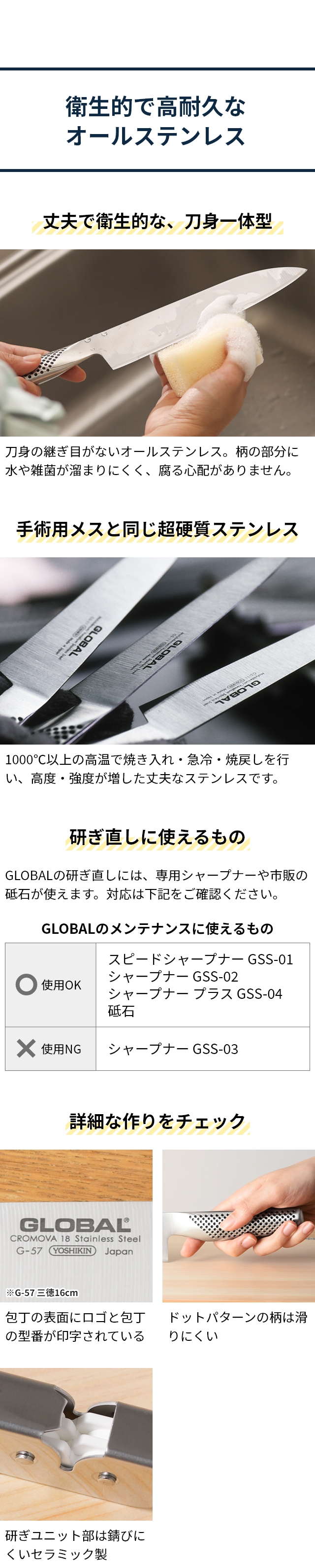 GLOBAL (グローバル) 三徳2点セット GST-A46