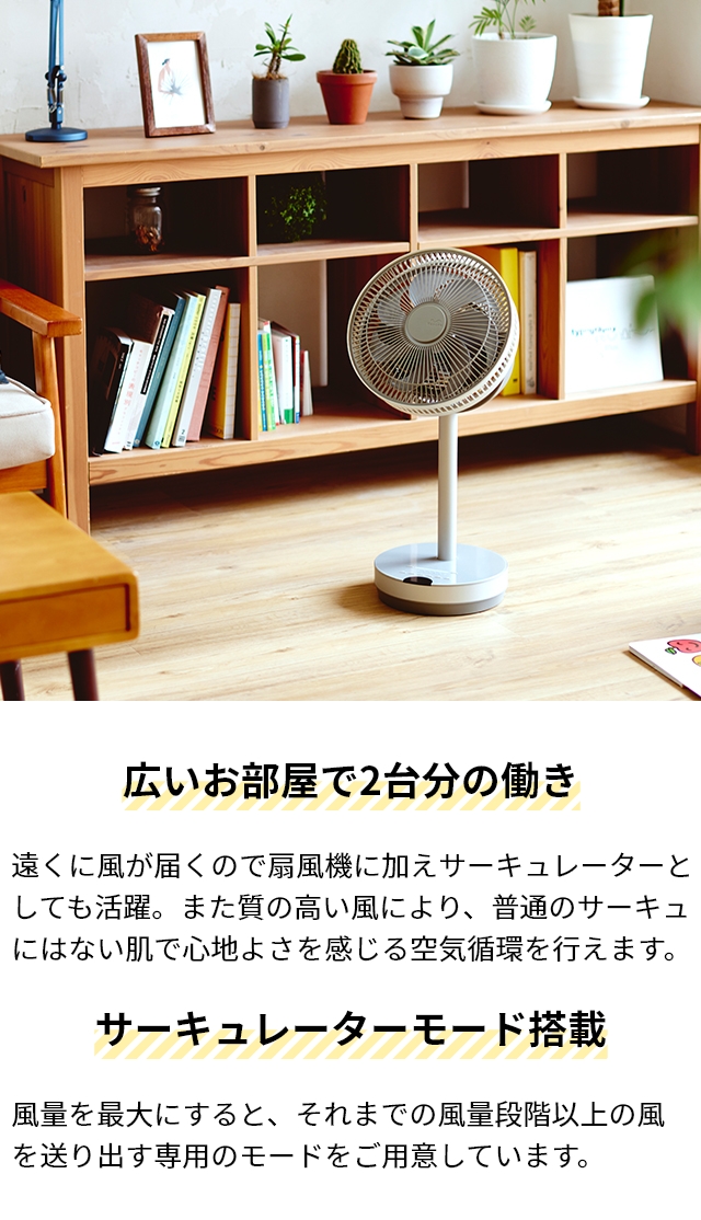 販売通販★ドウシシャ DOSHISHA カモメ kamome FKLU-302D(WH) リビング扇風機 ホワイト 0527471 扇風機