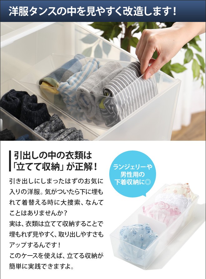 収納ケース ライクイット ランジェリーケース ...の詳細画像2
