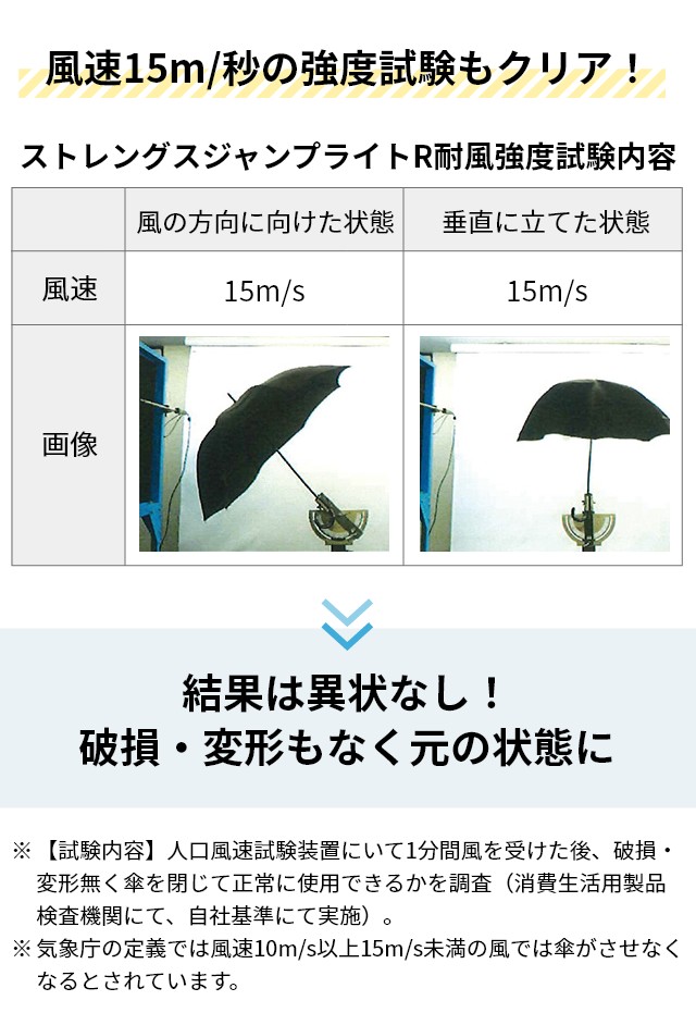 マブ 長傘 ストレングスジャンプライトR SMV-4181 傘 ジャンプ傘 雨傘 ワンタッチ傘 メンズ傘 レディース傘 耐風傘 アンブレラ 洋傘 紳士傘 65cm 風に強い｜aqua-inc｜07