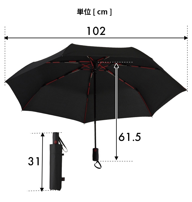 mabu（マブ） 折り畳み傘 高強度折りたたみ傘 ストレングスミニAUTO R
