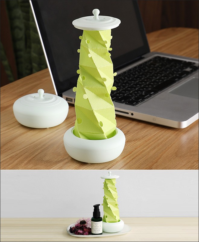 ミクニ &タワーポット 加湿器 ちょこっとオアシス タワーポット 香りの