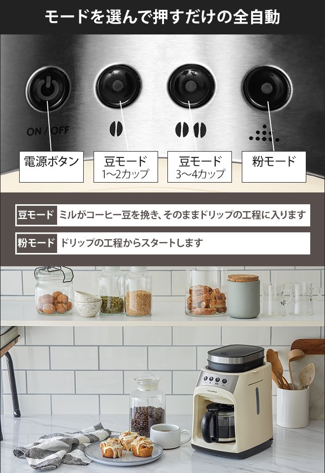 グラインド & ドリップコーヒーメーカー フィーカ | récolte