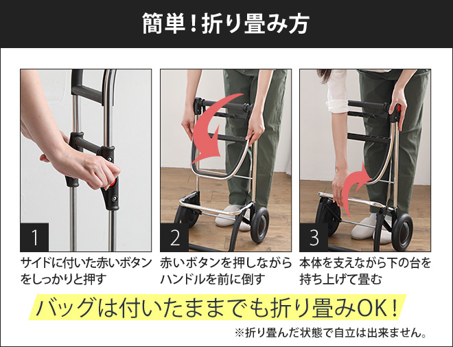 ROLSER（ロルサー） ショッピングカート キャリーカート アルミ製