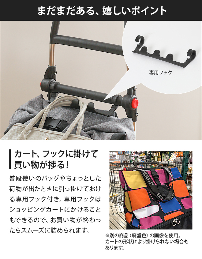 ROLSER（ロルサー） ショッピングカート キャリーバッグ キャリー