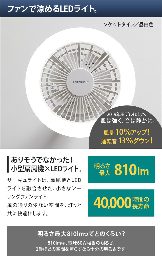 DOSHISHA LEDライト LED シーリングファン サーキュライト