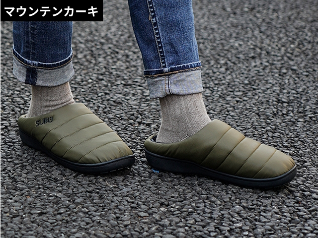SUBU（スブ） 正規販売店 サンダル 冬 メンズ 冬用サンダル つっかけ
