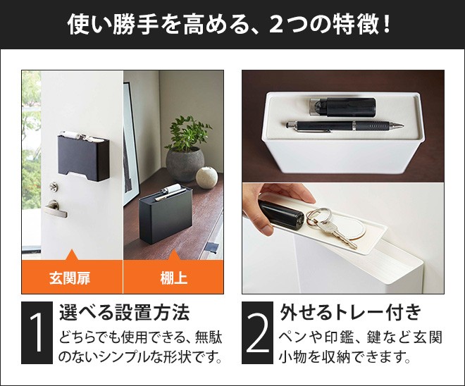 tower 山崎実業 マスクケース マスクホルダー マスクボックス マスク