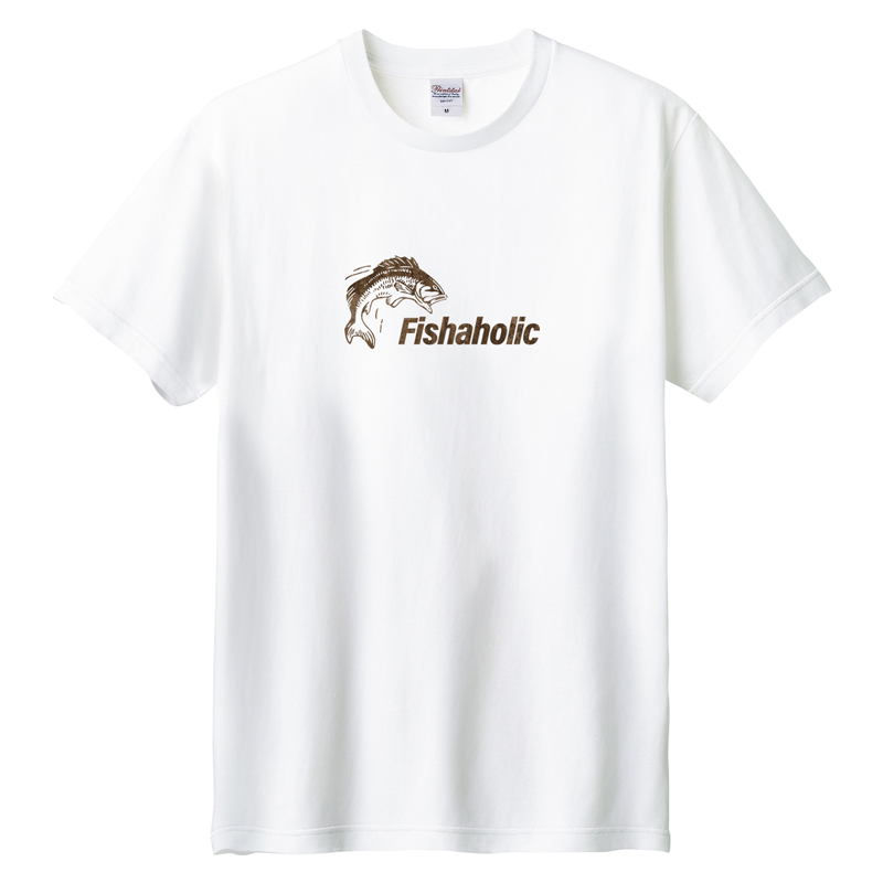 Aquabeach 5.6オンス ヘビーウェイト Tシャツ フィッシュアホリック 105 半袖 ロゴ プリント メンズ レディース ユニセックス ファッション｜aquabeach2｜02
