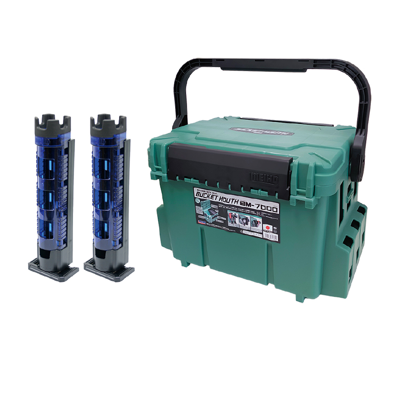 メイホウ（MEIHO） バケットマウス BM-7000 グリーン 28L 大容量