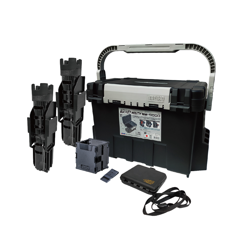 メイホウ（MEIHO） バケットマウス BM-9000 ブラック 釣り + ロッド