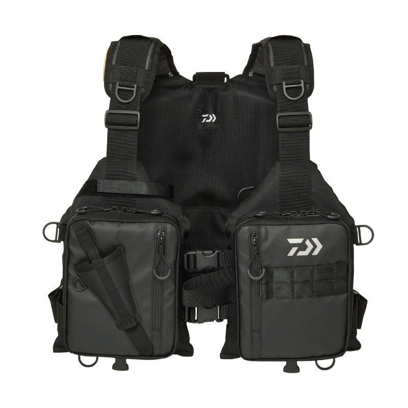 DAIWA DF-6421 ブラック フィッシングベスト DAIWA（ダイワ） ライフジャケット 釣り ライトフロートゲームベスト