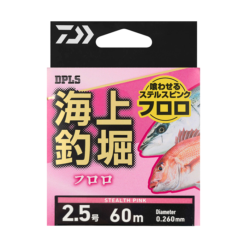 DAIWA（ダイワ） 釣り糸 ライン 海上釣堀フロロ ステルスピンク 糸巻量