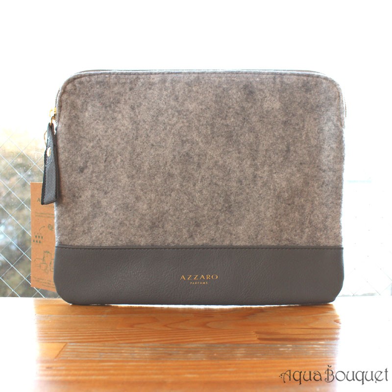 アザロ タブレット キルト ポーチ グレー AZZARO TABLET QUILT POUCH GRAY [ノベルティ] 化粧 ブランド  :3351500012893:アクアブーケ - 通販 - Yahoo!ショッピング