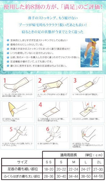 弾性ストッキング 医療用 着圧 男性用 テルモ ジョブスト