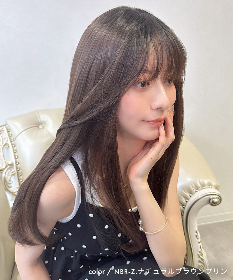 レディース フルウィッグとヘアピース AQUADOLL 部分ウィッグ 頭頂部ウィッグ 白髪隠し つむじ 女性