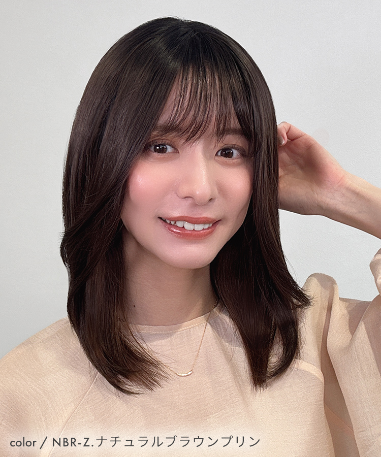 カットウィッグ　2頭　No9 8～9インチウィッグ 羽根ヘアクリップ付き！【エンジェルツー