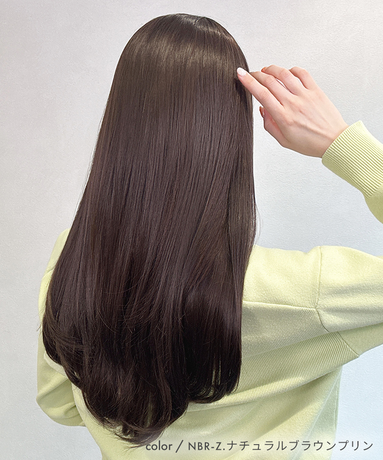 FONTINE ヘアウィッグ ダークブラウン AQUADOLL 部分ウィッグ 頭頂部ウィッグ 白髪隠し つむじ 女性