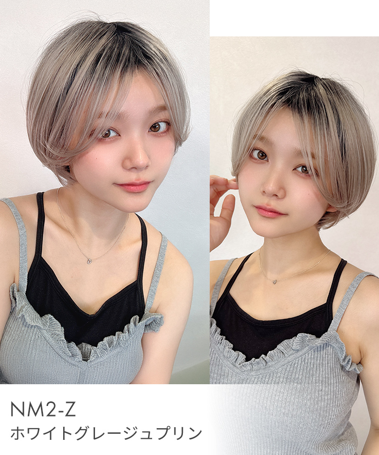 FONTANE グレー ショート　ウィッグ　フル FONTANE グレー ショート ウィッグ フル
