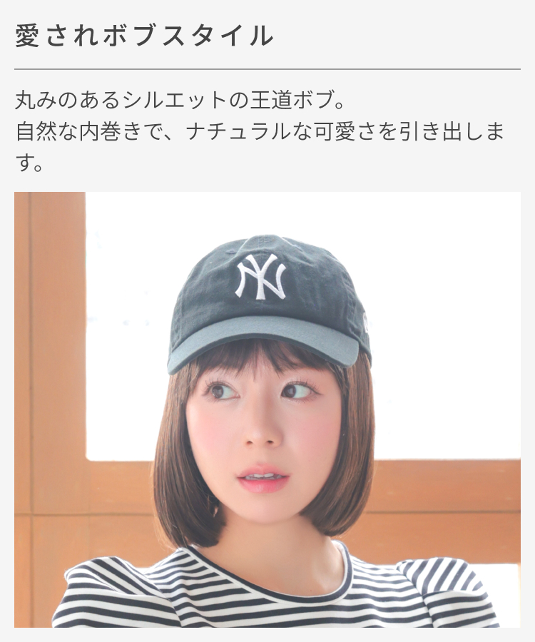 ウィッグ付き帽子 髪付き帽子 毛付き 帽子 ウ...の詳細画像4