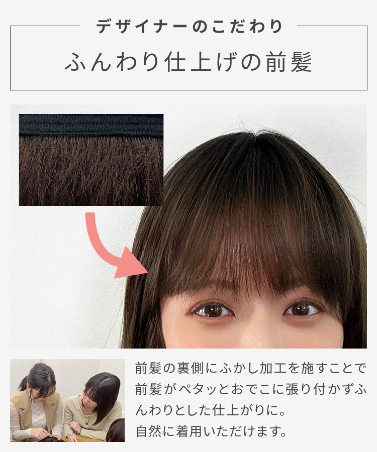 AQUADOLL 部分ウィッグ 頭頂部 ウィッグ ヘアピース 女性 トップ
