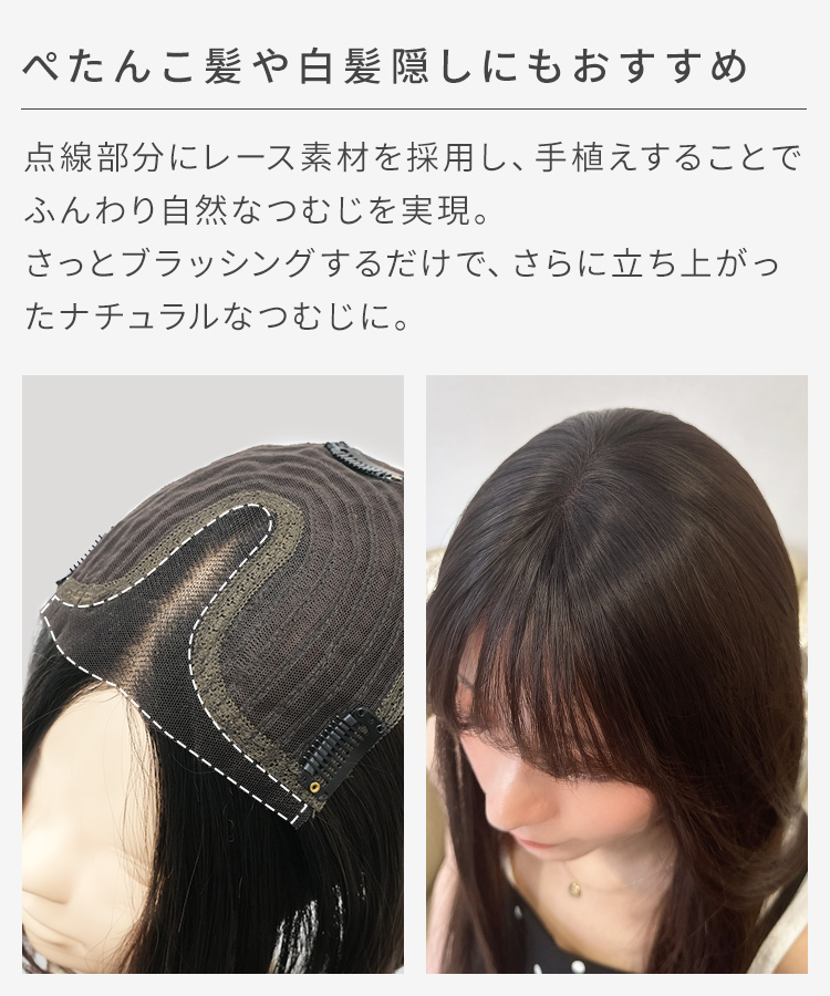 ☆アデランス☆オーダーメイドウィッグ トップピース レディース 白髪混 楽天市場】【P最大46倍】アデランス 部分ウィッグ 部分かつら