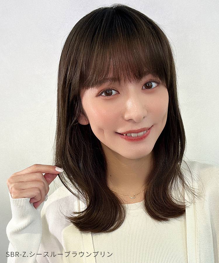 AQUADOLL 部分ウィッグ 頭頂部ウィッグ 白髪隠し つむじ 女性