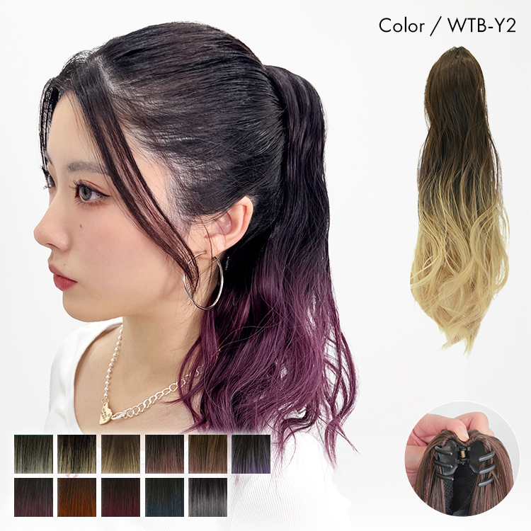 AQUADOLL（アクアドール） ポニーテール ウィッグ エクステ クリップ