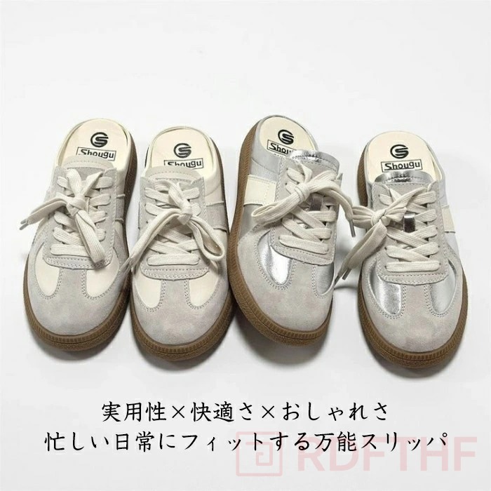 レディース スリッポン かかとなし サボサンダル 軽量 歩きやすい 痛く