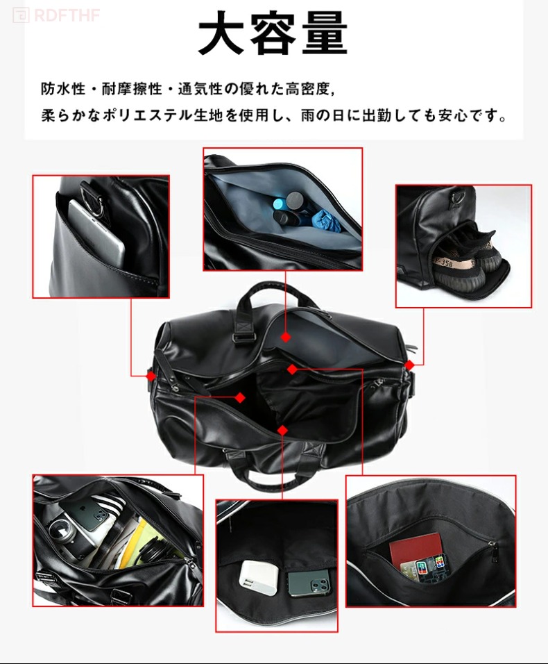 TAG HEUER ボストンバッグ ショルダーバッグ トラベルバッグ 大容量 ボストンバッグ 旅行バッグ トラベルバッグ 大容量 大きめ 2WAY メンズ